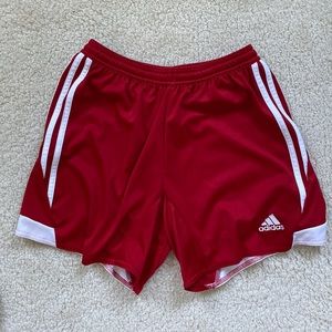 Adidas - Red Soccer Shorts - WOMENS S